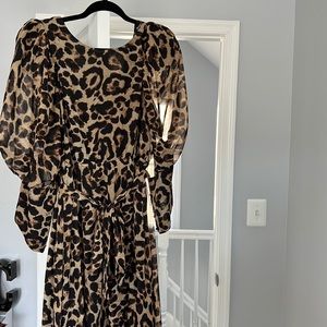 Leopard Print Maxi Dress